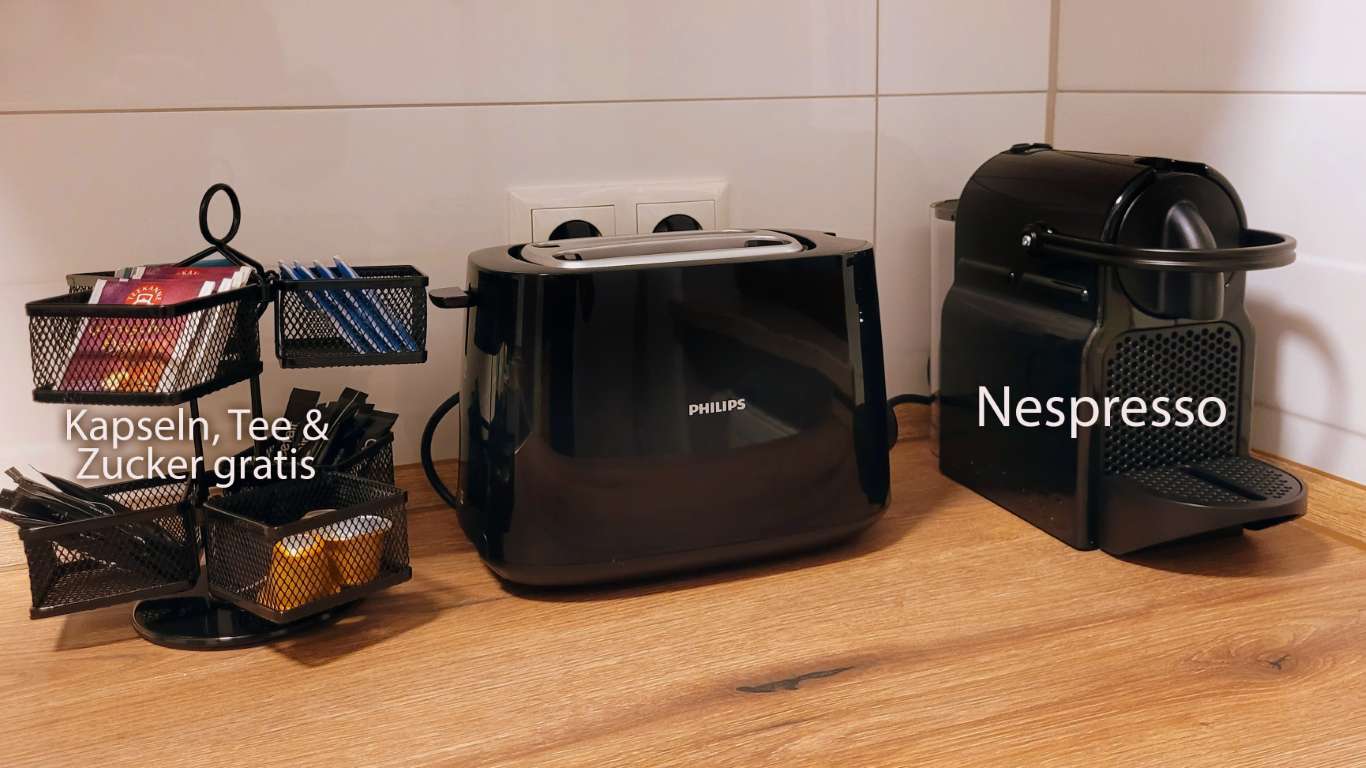 Küche – Ferienwohnung Cosy Prien Apartment